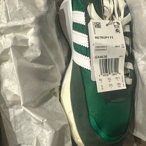 adidas Retropy F2 Low Green Oxide White Red NEW WITH BOX NEVER WORN